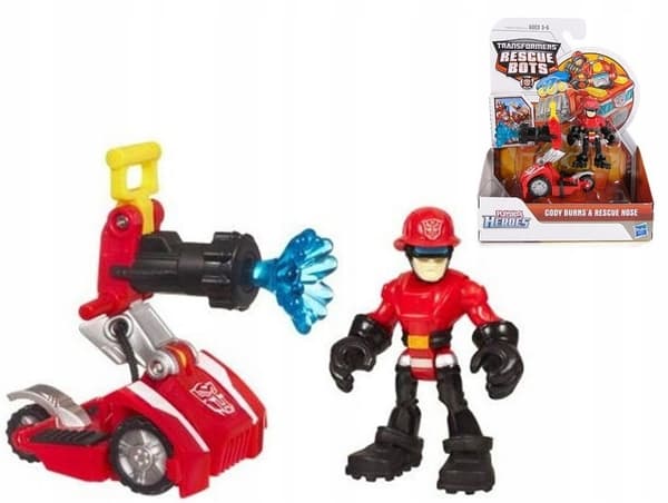 HASBRO – TRANSFORMERS RESCUE BOTS SAWYER + RESCUE VEHICLE