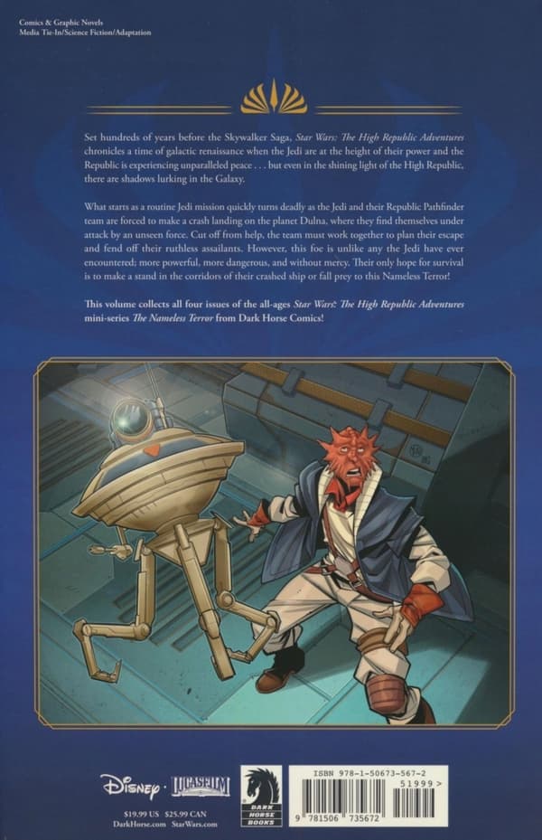 STAR WARS: HIGH REPUBLIC ADVENTURES – NAMELESS TERROR: An anthology