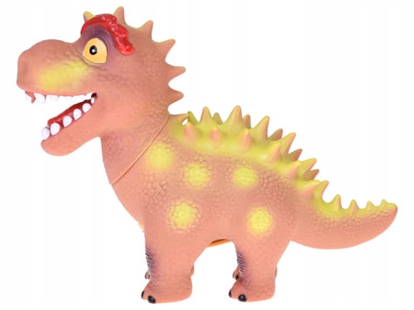 INTERACTIVE RUBBER DINOSAUR FIGURINE WITH SOUND