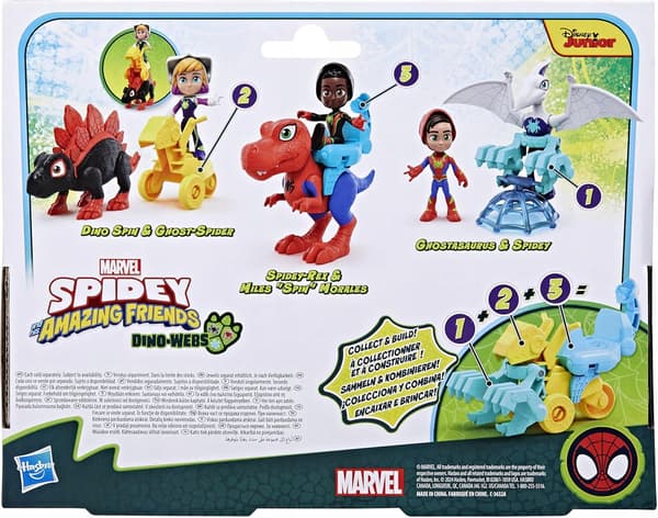 SPIDEY SET: GHOSTASAURUS dinosaur figure + SPIDER + ACCESSORY – Hasbro G0123