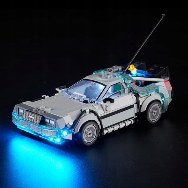 Lighting set for LEGO SPEED CHAMPIONS Back to the Future #77256