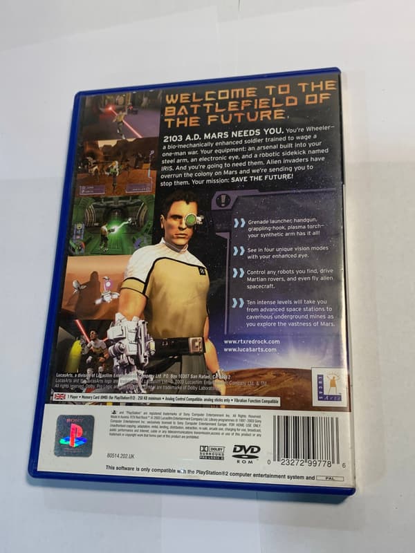 PS2 game: RTX Red Rock