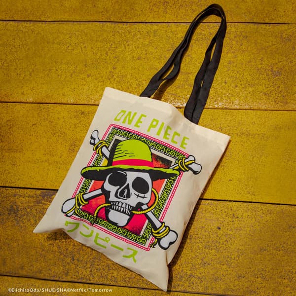 Fabric bag featuring Luffy’s skull, One Piece