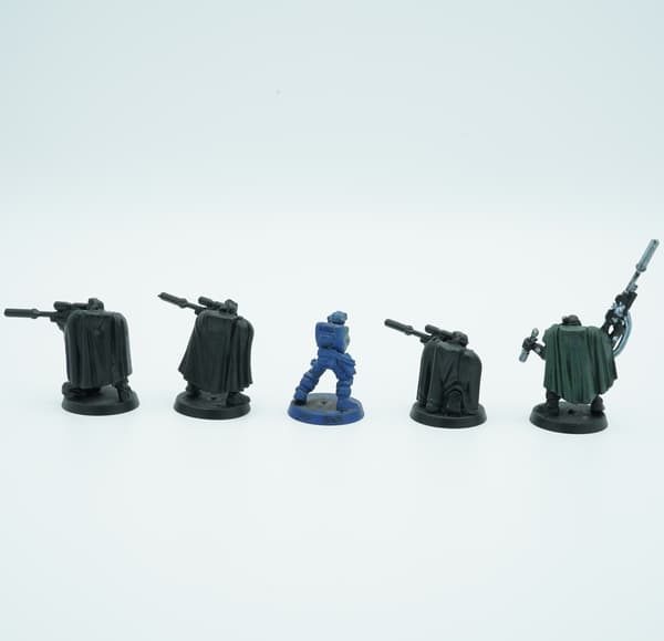 Warhammer 40K Space Marines Scouts – set of 5 plastic miniatures