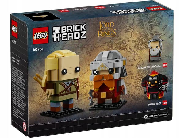 LEGO BrickHeadz 40751 – Legolas and Gimli