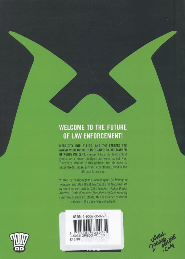 Judge Dredd: The Complete Case Files 13 Wagner