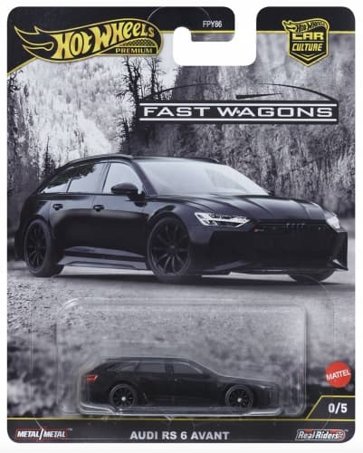 Hot Wheels Premium AUDI RS 6 AVANT 0/5 CHASE + PROTECTOR