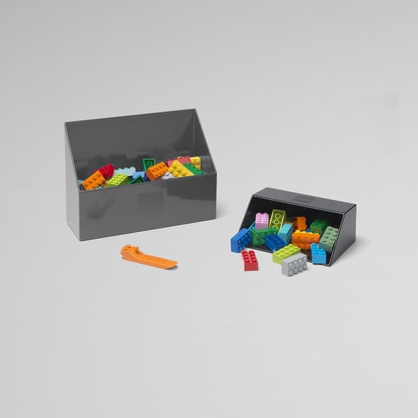 LEGO Dustpan Set with Diverter (Grey/Black) LEGO