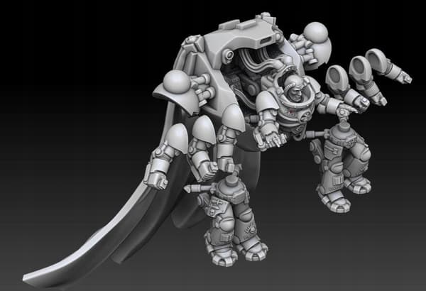 Additional Silver Wardens Demon Slayer components – proxy miniatures for board games/D&D/GURPS