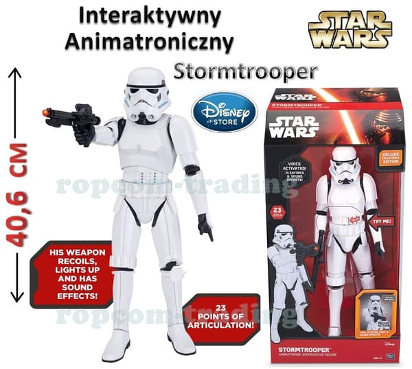 LARGE Interactive Star Wars Stormtrooper Figurine