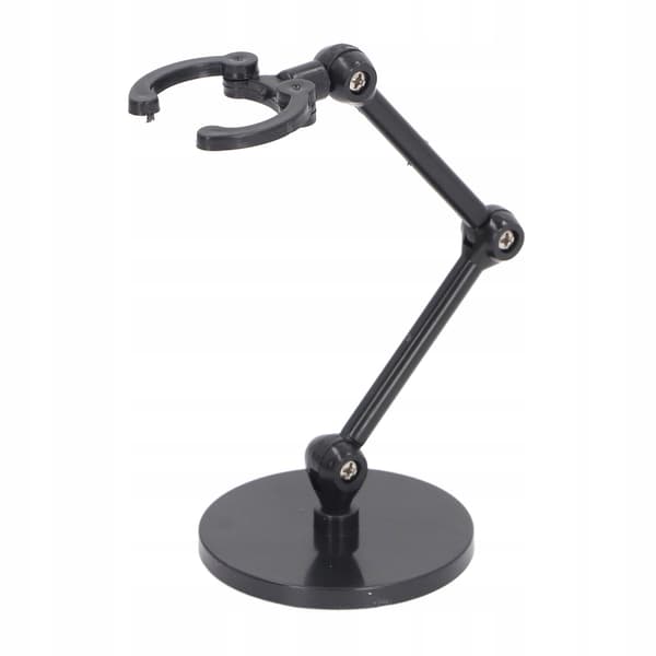 Figurine stand, flexible plastic stand for collectable dolls