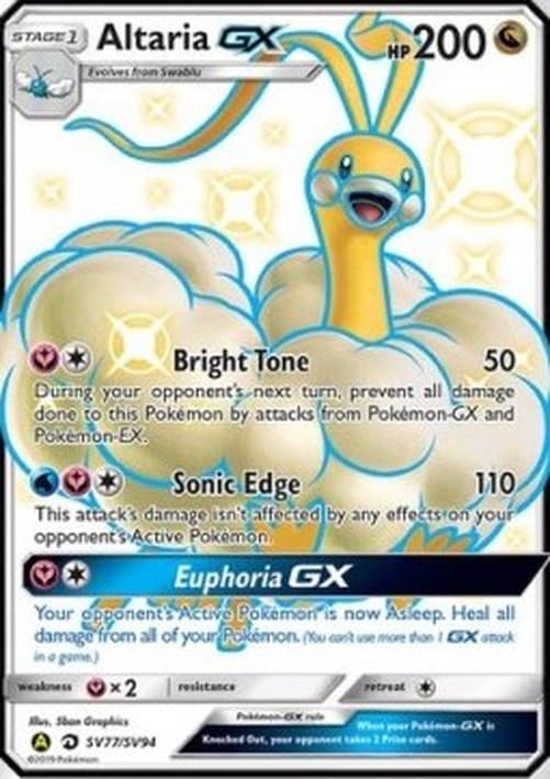 Pokemon Altaria GX