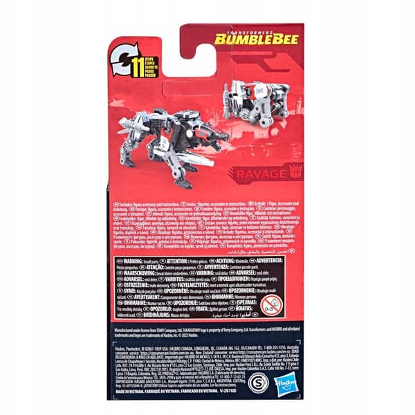 TRANSFORMERS Ravage figure from the Core Class series, F3138