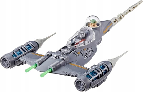N-1 MANDALORIAN FIGHTER 43CM GROGU FIGURES SET