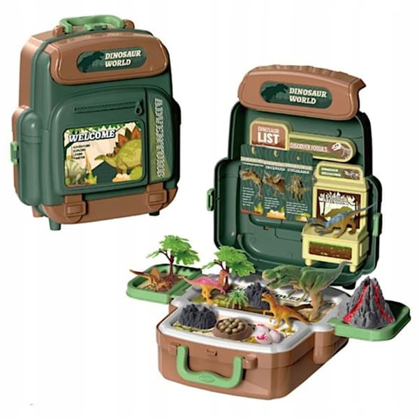 DINOSAURS IN A RUCKSACK – T-REX DINOSAUR FIGURES – EXPLORER SET – TOY – GIFT