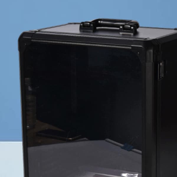 Miniatures Storage case for mini figures Aluminium alloy frame Black