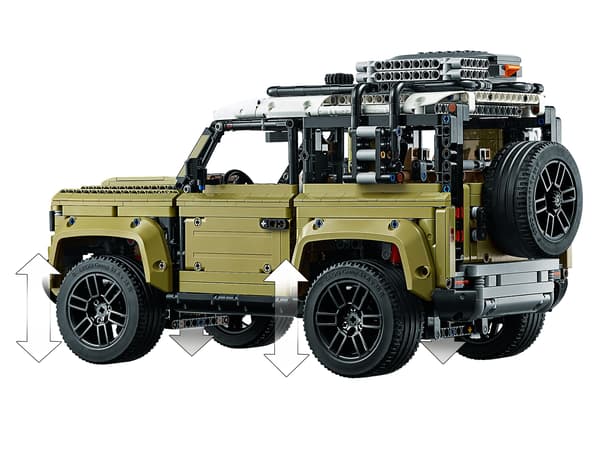 Lego Technic Land Rover Defender SUV 42110 ((((dented box))))
