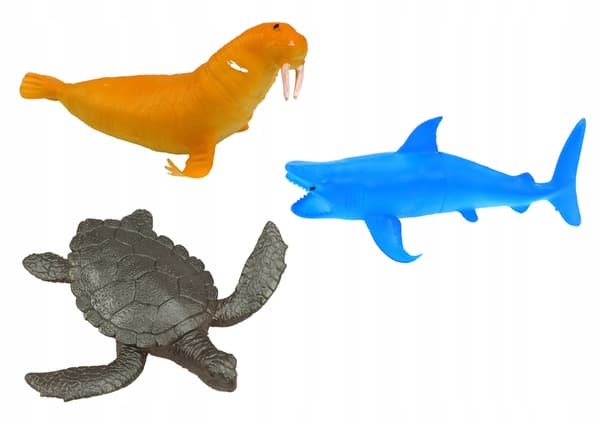 FIGURINE SET – SEA AND UNDERWATER ANIMALS – 10 PIECES