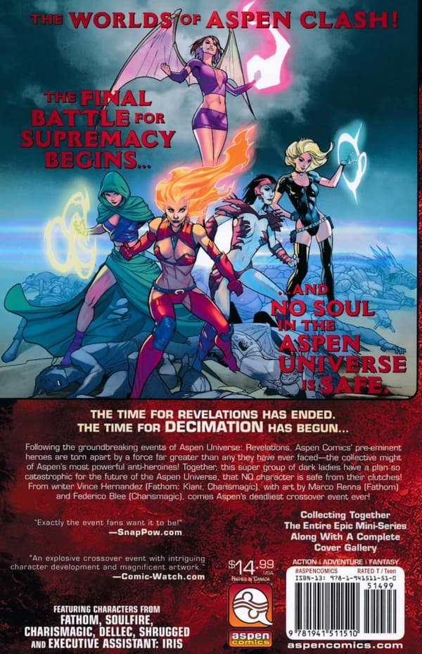 Aspen Universe: Decimation Volume 1 by Hernandez
