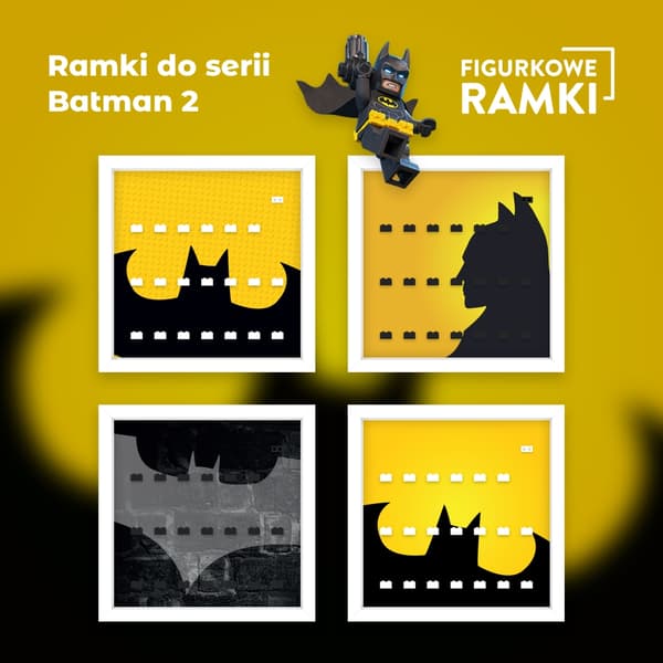 LEGO MINIFIGURES FRAME 71020 BATMAN 2 27CM