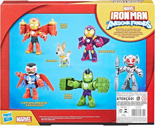 HASBRO Marvel Iron Man and the Super Squad 8 cm Action Figure Set