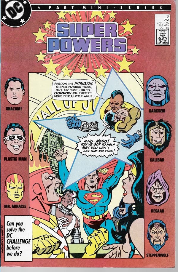 DC Super Powers Comics 1–4/1986 (in English) – Complete Set