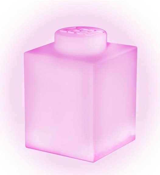 LEGO SILICONE NIGHT LIGHT – PINK BRICK LP39