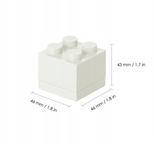 LEGO BRICK MINI BOX 4 (WHITE) (40111735) [BRICKS]