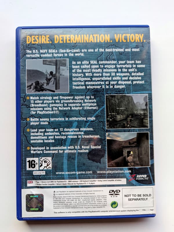 *** SOCOM: U.S. Navy SEALs – PlayStation 2 (PS2, PSX) *** 3AAA