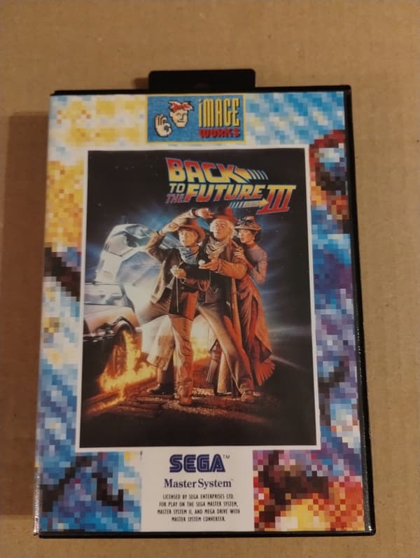 The game BACK TO THE FUTURE PART III for the Sega Master System