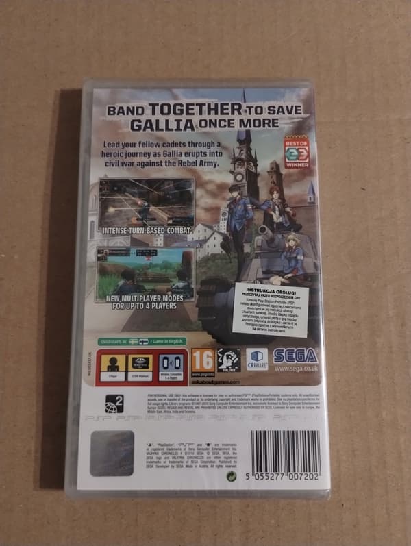 Valkyria Chronicles II PSP – NEW