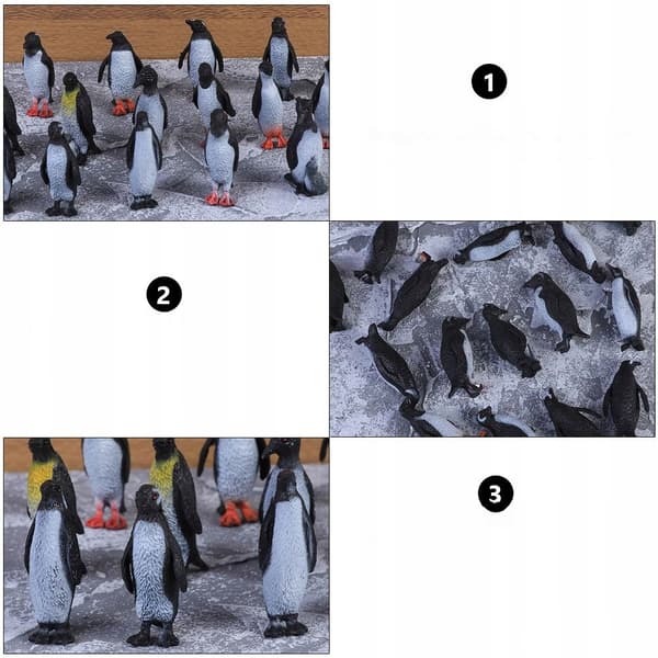32 CREATIVE PENGUIN FIGURINES MADE FROM HIGH-QUALITY PVC