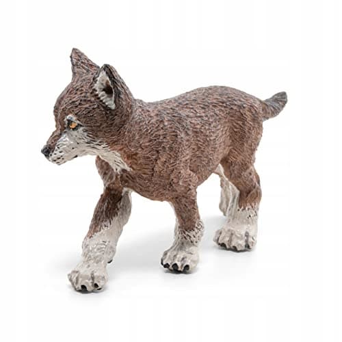 Papo - 50284 - Figurine - Wolf cub, Multicoloured