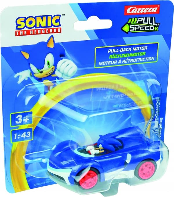 SONIC PULL+SPEED (PULL-BACK) CAR – TEAM SONIC RACING