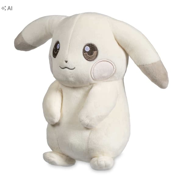 A Pikachu soft toy from Pokémon
