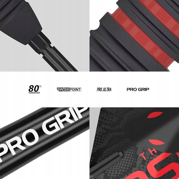 TUNGSTEN STEEL DARTS SET CONTAINING 80 PER CENT TUNGSTEN AND SEWING POINTS