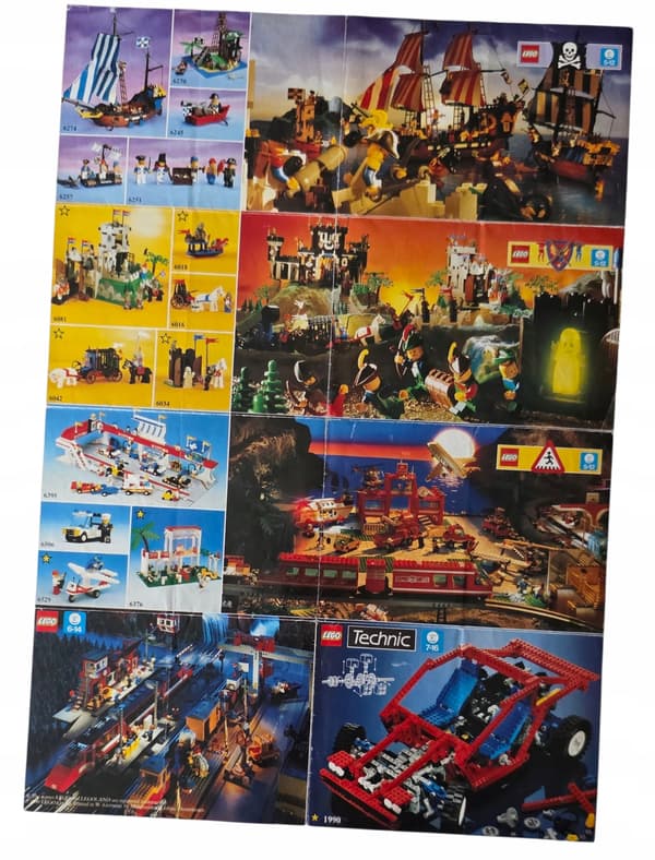 LEGO LEAFLET Poster 1990 M-tron 113285-OS