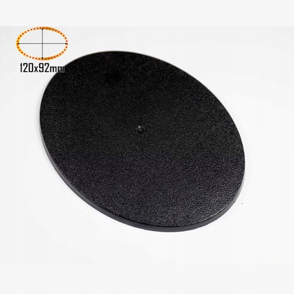 5 Oval Tabletop Game Model Bases – Gaming Accessories – Display Board