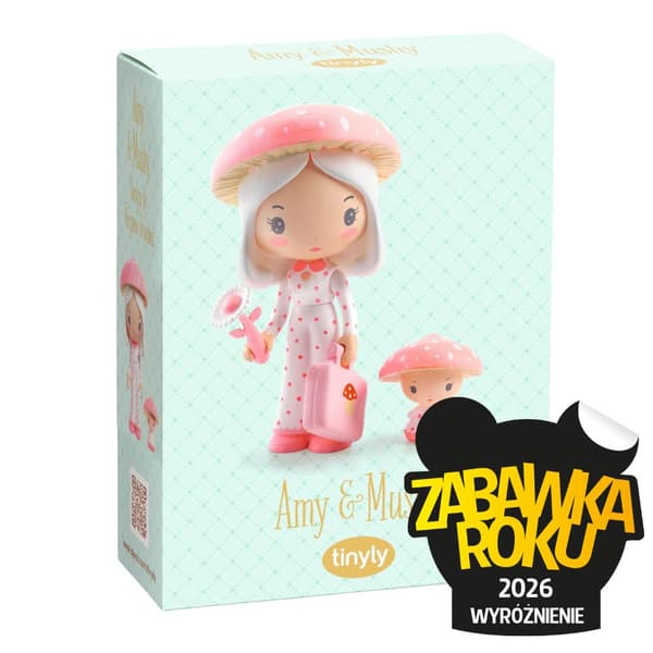 Djeco collectable dolls: Amy & Mushy figurines
