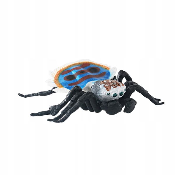 Simulation, Jumping Action, Animal Crafts, PVC Desktop Play Set, Decoration, Blue