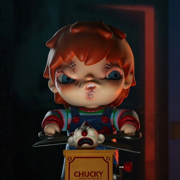 POP MART Hirono x Chucky Figurine – Collectable Decorative Figurine