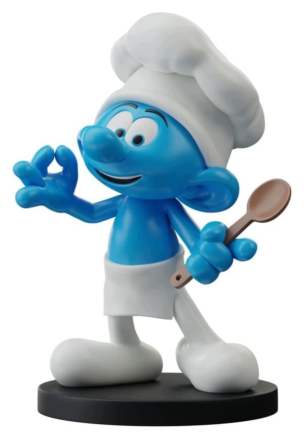 12 cm Smurf Chef figurine