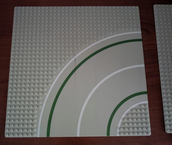 Lego 2359p01 Town 2 Road Plates – Bend ID459
