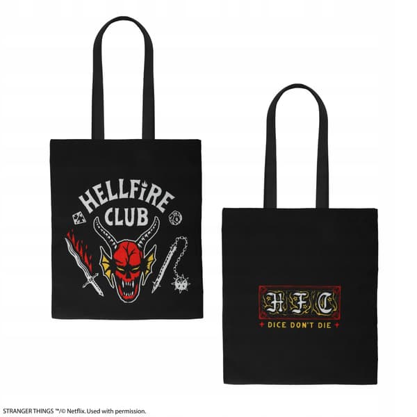 Hellfire Club canvas bag, Stranger Things
