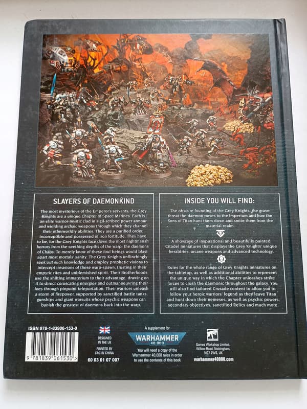 Codex Grey Knights nr 74 – 9:e upplagan