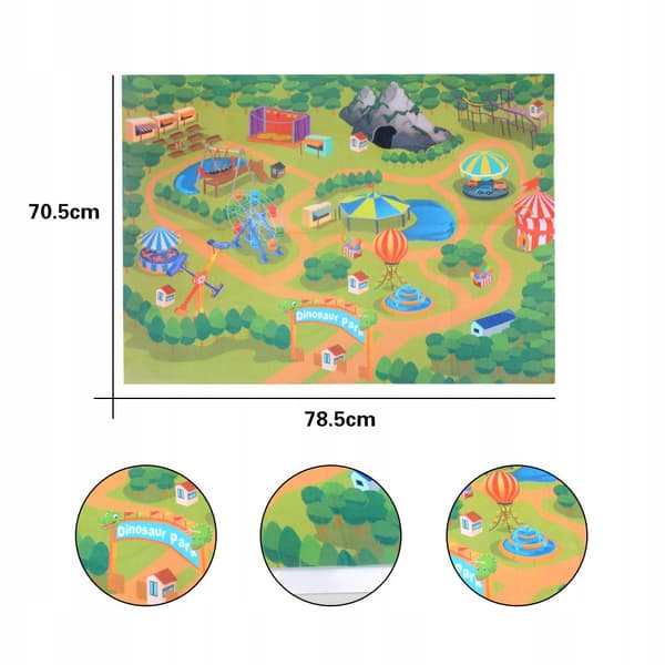 Dinosaurs – Jurassic Tree Figure Set in a Box with Accessories + Mat