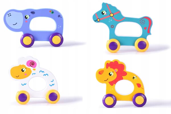 Animal flywheel, 15 cm, various colours