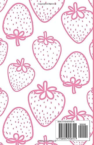 Kawaii Strawberry Cat 2022 Planner 5.5 × 8.5 in