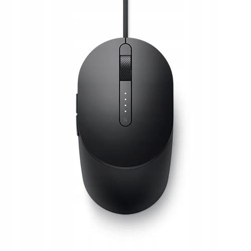 Dell MS3220 office mouse for right-handed users, laser, 3200 DPI, wired, USB, black