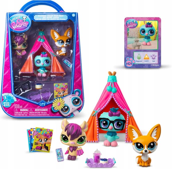 LITTLEST PET SHOP Slumber Squad Play Pack – Set of 3 figures